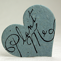 plant me large blue heart